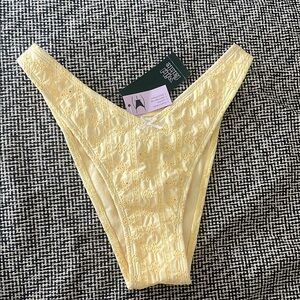 NWT Wild Fable Butter Yellow Swimsuit Bottoms